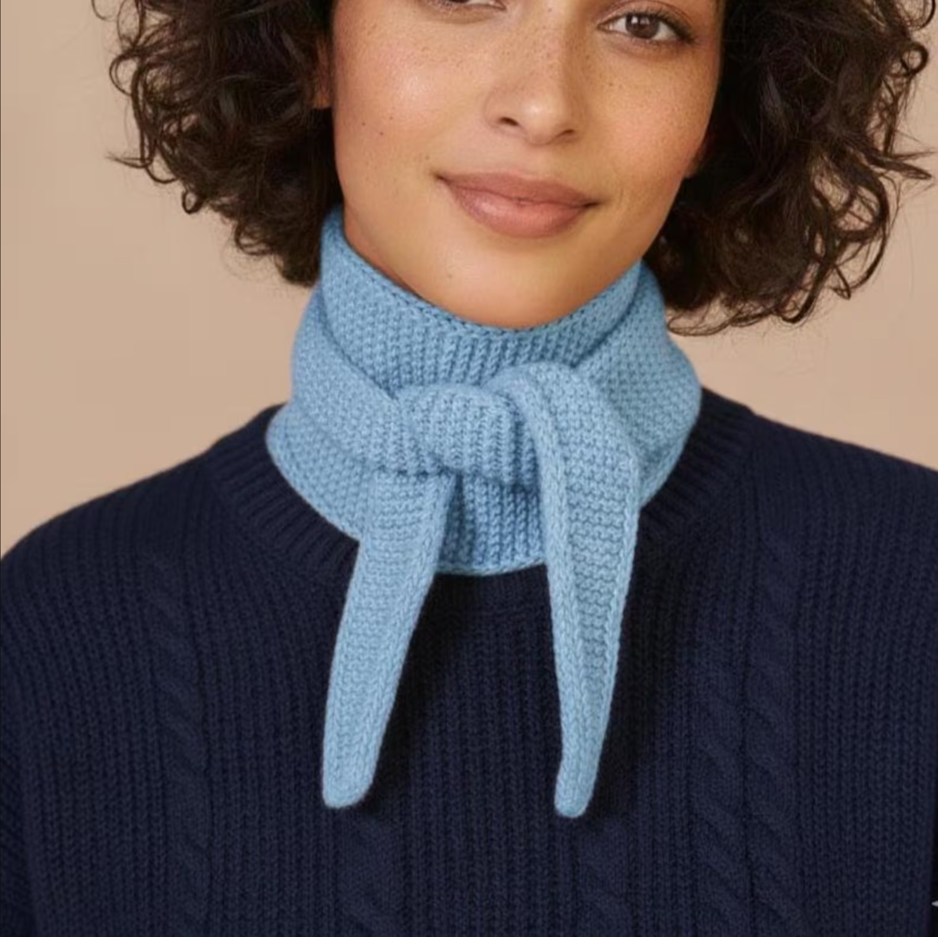 Sophie Scarf Knitting Pattern , Easy Beginner Knitting, Written PDF Tutorial in English (Small & Large Sizes)